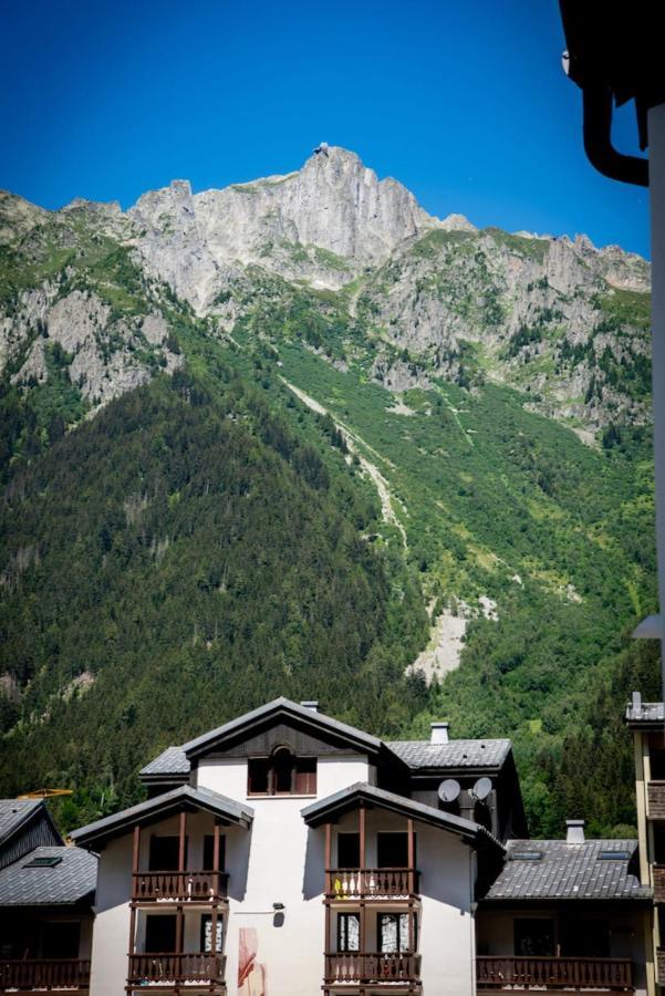 Nice Apt With Mountain View At The Foot Of Slopes Chamonix Eksteriør billede